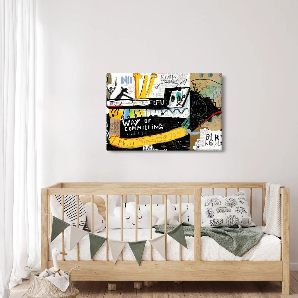Obraz - Graffiti (90x60 cm)