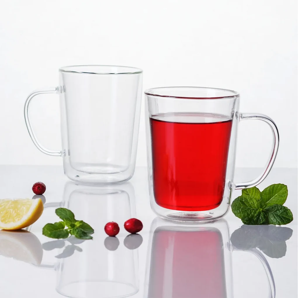 Šálka BASIC Glas Double Wall 300 ml - set 4 ks - 321232