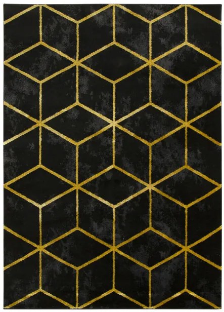 Koberec FESTIVAL 5871A žltý / čierný