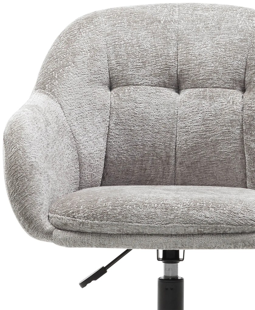 Otočné kancelářské křeslo Acapulco světle šedé