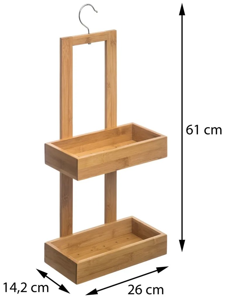 Kúpeľňová polica Bamboo Caddy