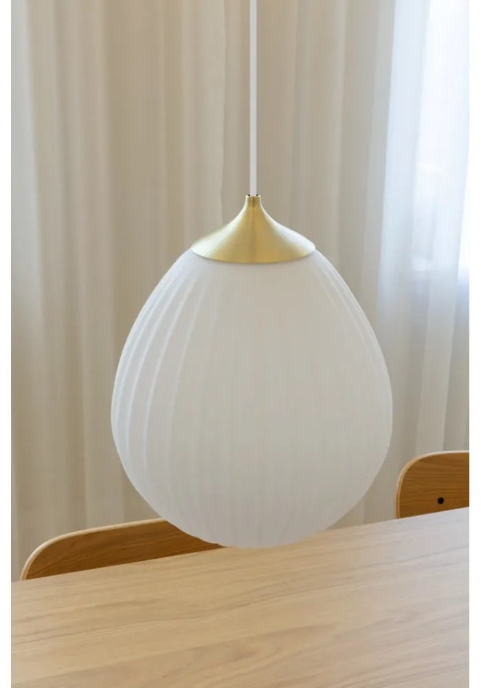 Tienidlo v bielo-zlatej farbe ø 27 cm Around the World Medium – UMAGE