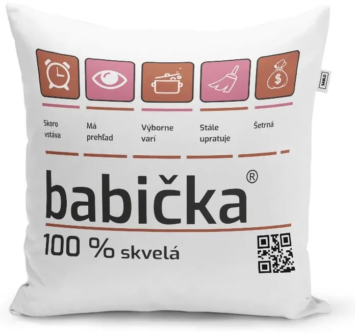 Sablio Vankúš Babička: 40x40 cm
