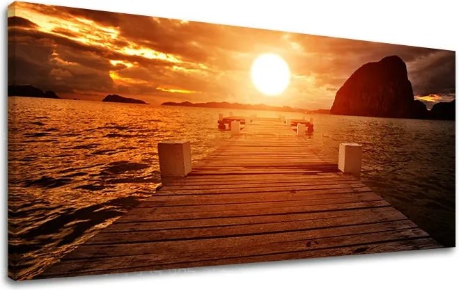 Obraz na stenu PANORÁMA ZÁPAD SLNKA