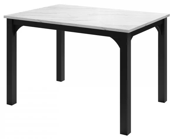 Rozkladací jedálenský stôl Limaino 120, Farby: čierna / dub craft zlatý