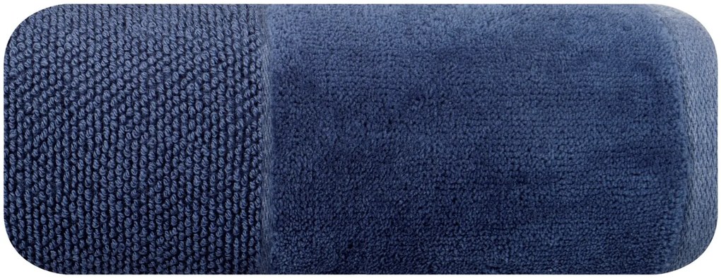 BAVLNENÝ UTERÁK LUCY11 70X140 CM TMAVOMODRÁ