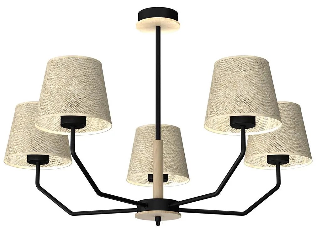 Luster na tyči ETNA 5xE27/60W/230V