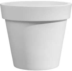 Rotazionale Easy Round Pot White 25x22 cm