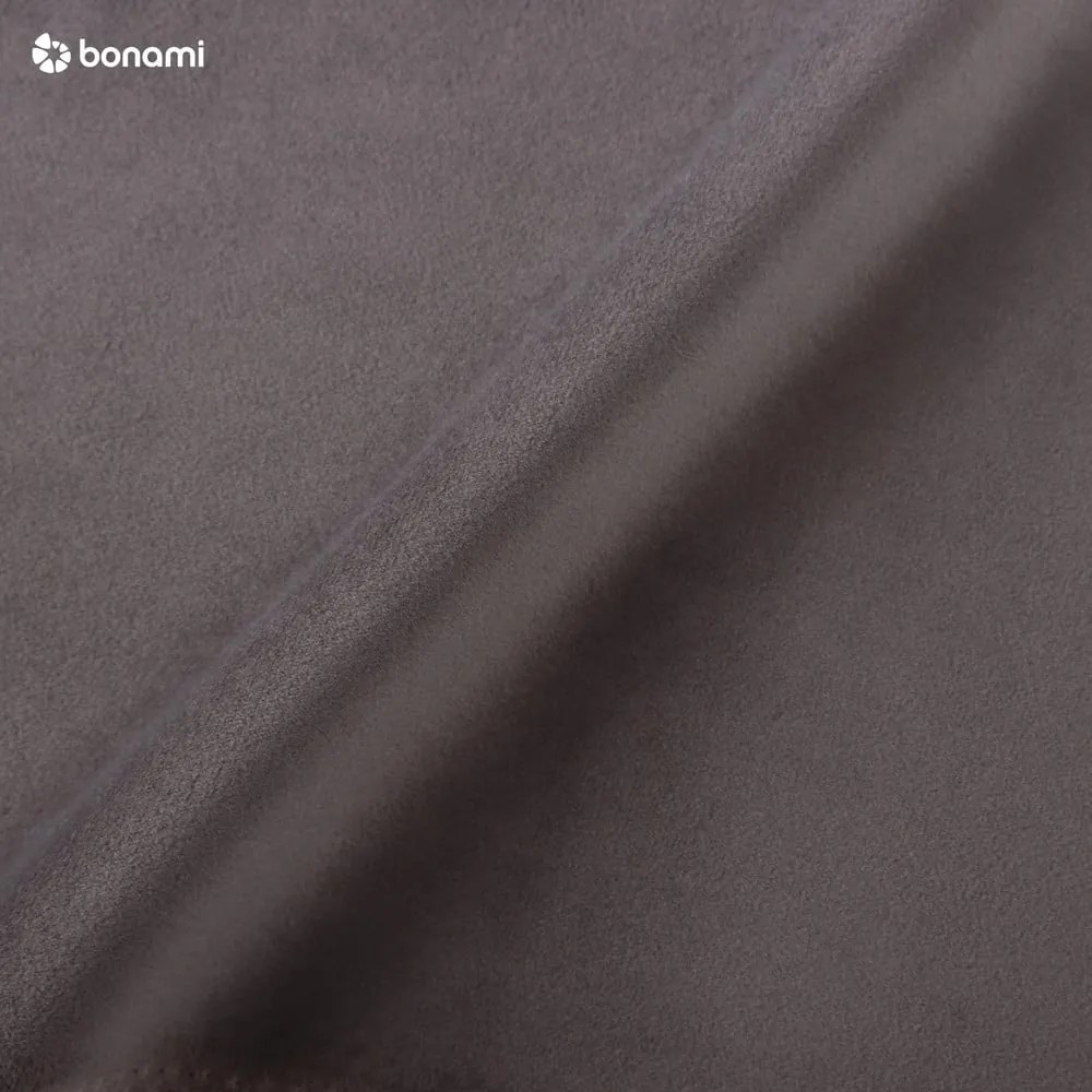 Tmavosivá zamatová pohovka Milo Casa Santo, 174 cm