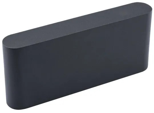 LED Vonkajšie nástenné svietidlo FLOW LED/6W/230V IP54 čierna