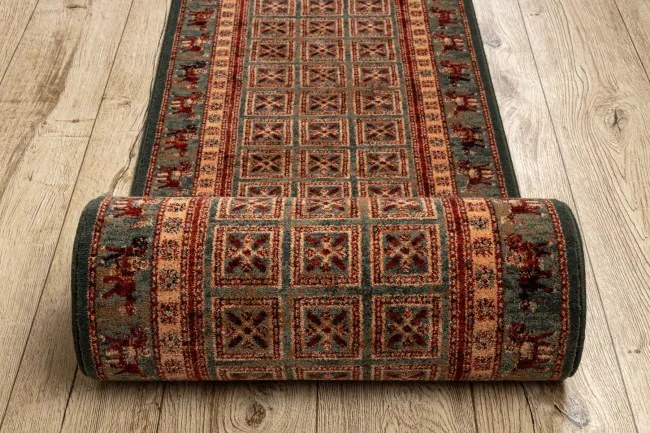 Behúň KASHQAI 4301/401 zelený / terakota