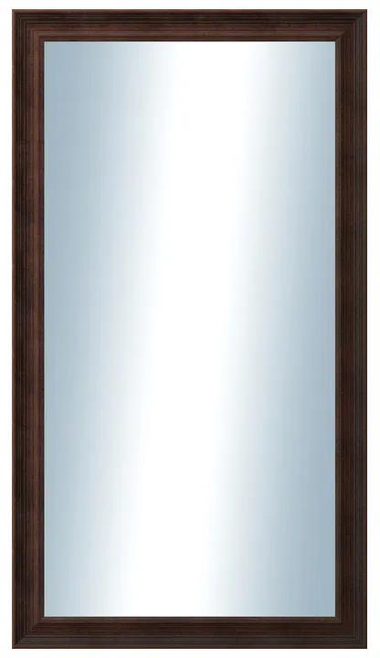DANTIK - Zrkadlo v rámu, rozmer s rámom 50x90 cm z lišty KOSTELNÍ malá hnedá (3165)
