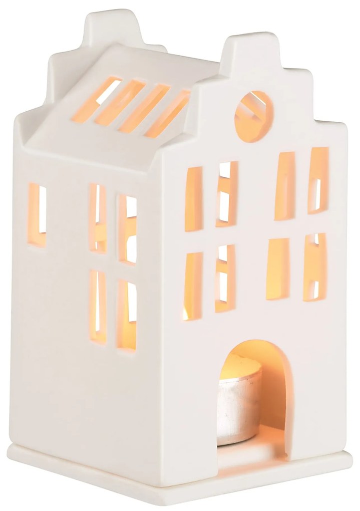räder Porcelánový svietnik domček Townhouse 10,5 cm