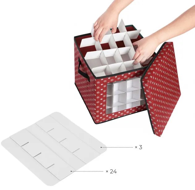 Set úložných boxov na Vianočné gule RFB029R01 (3 ks)