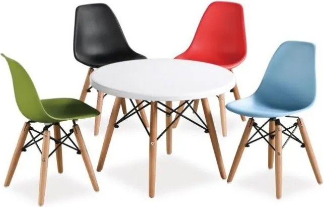 Biely jedálenský stôl OSLO 60x60