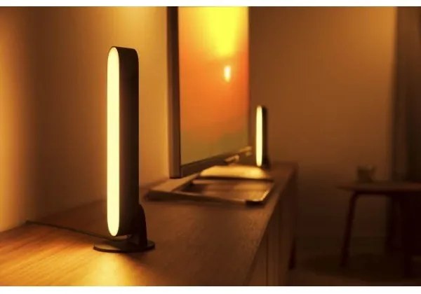 Philips -Rozširovacia LED RGB Stmievateľná stolná lampa Hue PLAY LED/6W/230V čierna