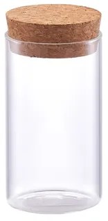 Korenka, sklenená guľatá dóza s korkovým uzáverom 155ml