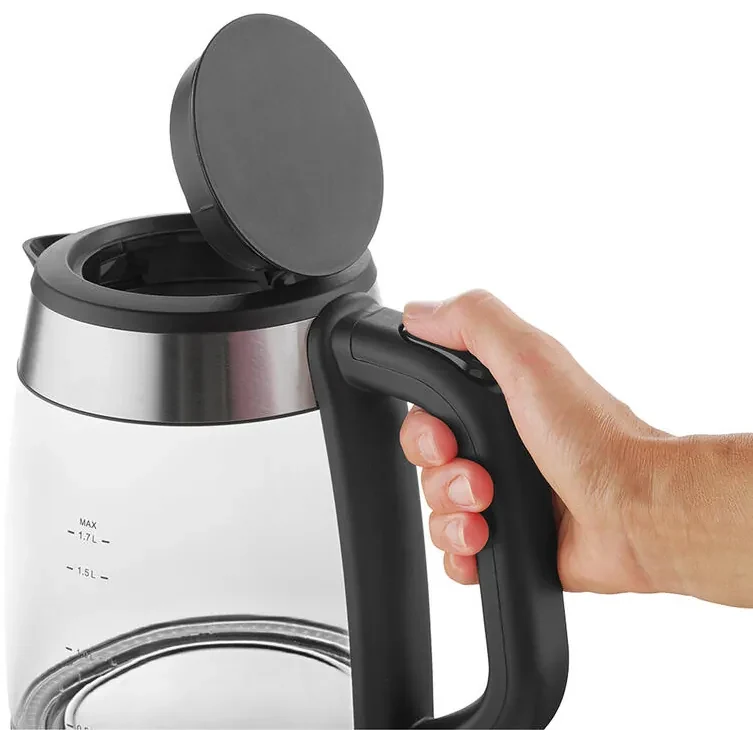 Rýchlovarná kanvica sklenená SILVER 1,7 l