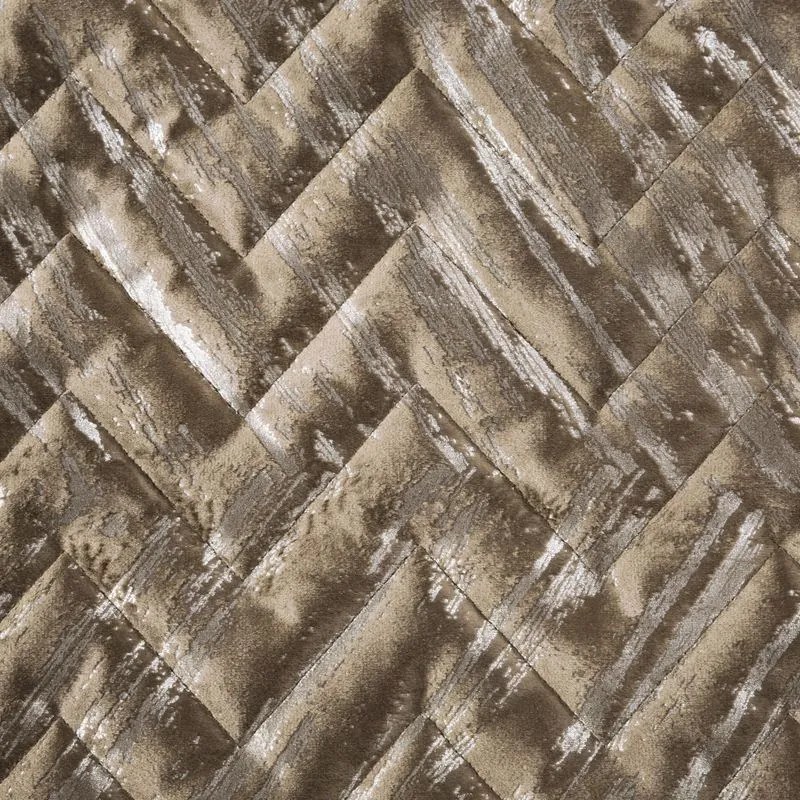 Dekorstudio Luxusný zamatový prehoz na posteľ NKJ-02 hnedý so striebornou potlačou Rozmer prehozu (šírka x dĺžka): 170x210cm