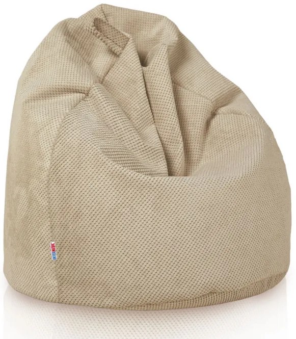 INTERMEDIC SK Sedací vak Bag Sako XXL Plyš Farba: 20. Béžový s bodkami