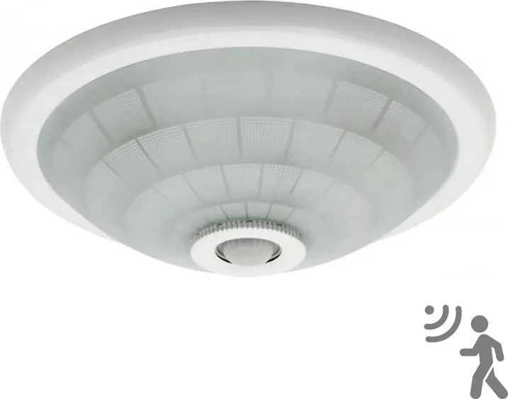 Kanlux 18120 - Stropné svietidlo s PIR senzorom FOGLER 2xE27/40W/230V
