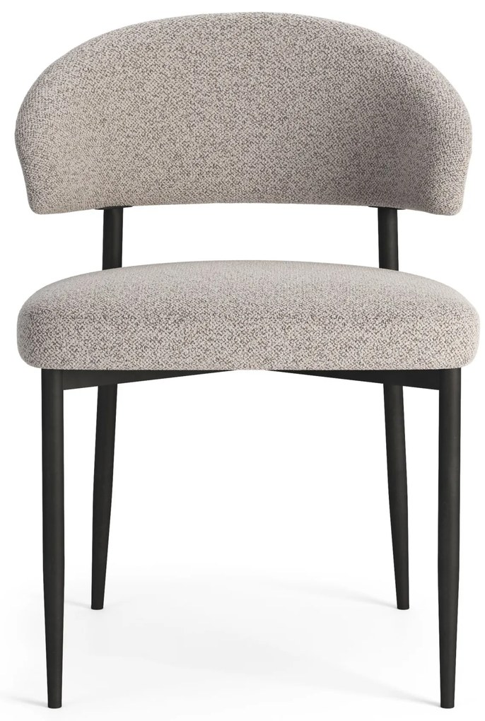 IRIS Béžová Latte (látka Monza 60) - MODERNÁ ČALÚNENÁ STOLIČKA DO OBÝVAČKY/JEDÁLNE LOFT