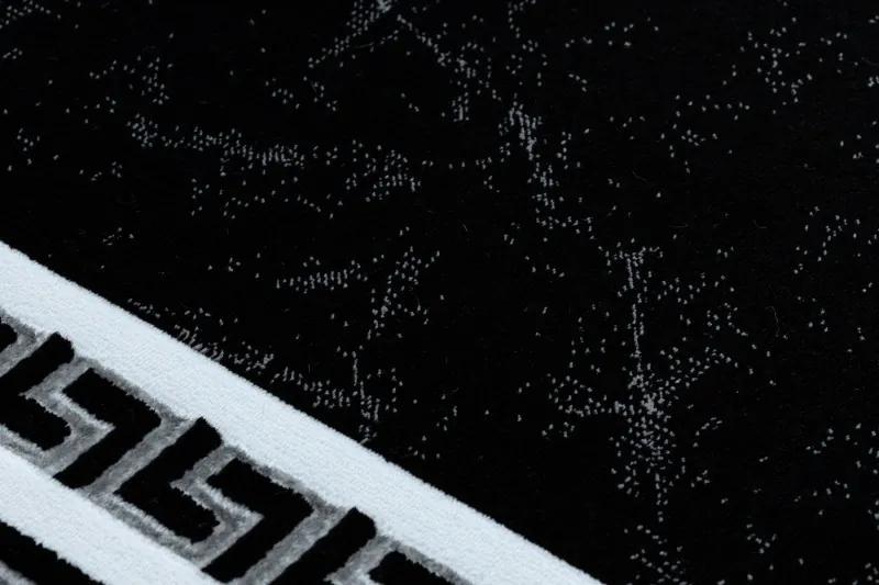 Dywany Łuszczów Kusový koberec Gloss 2813 87 greek black/grey - 280x370 cm