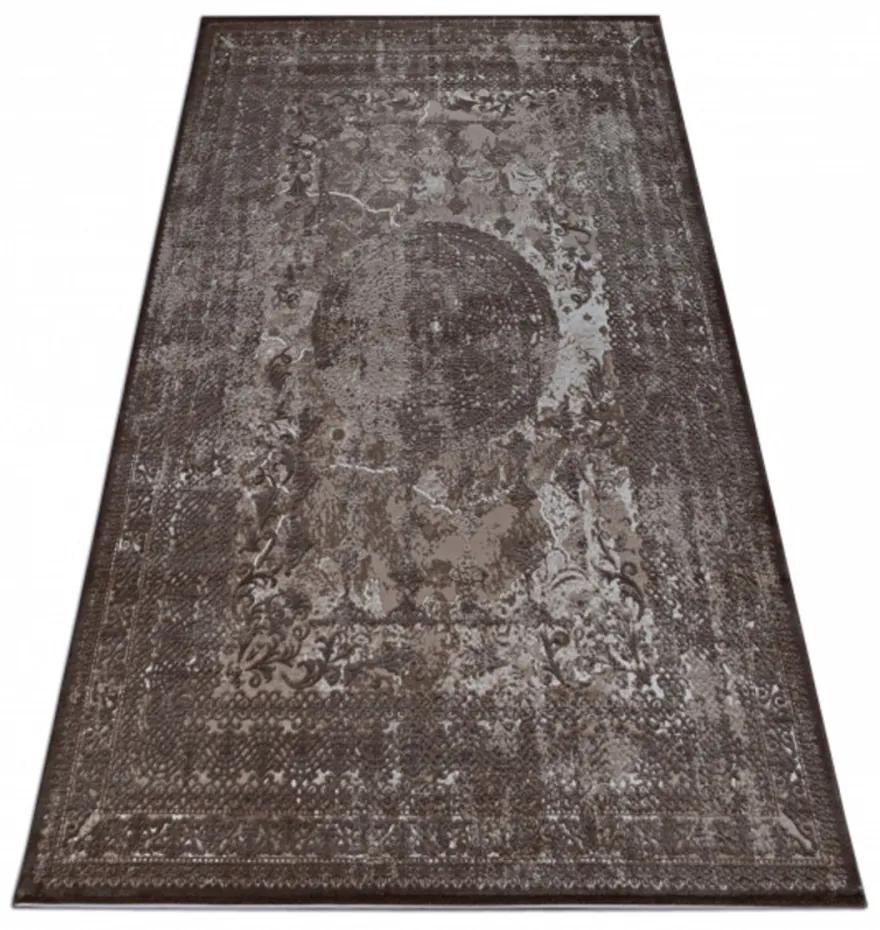 Luxusný kusový koberec akryl Valenzia hnedý, Velikosti 200x300cm