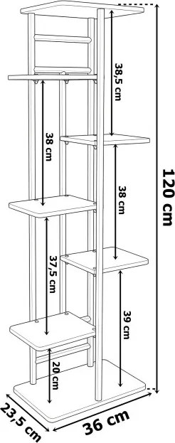 Stojan na kvety BASTIAN RUSTIC