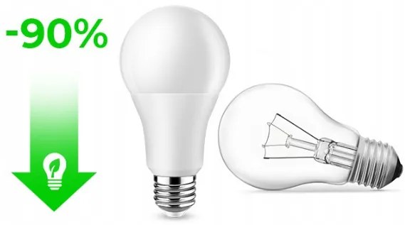 BERGE LED žiarovka MILIO - E27 - A60 - 15W - 1220Lm - neutrálna biela