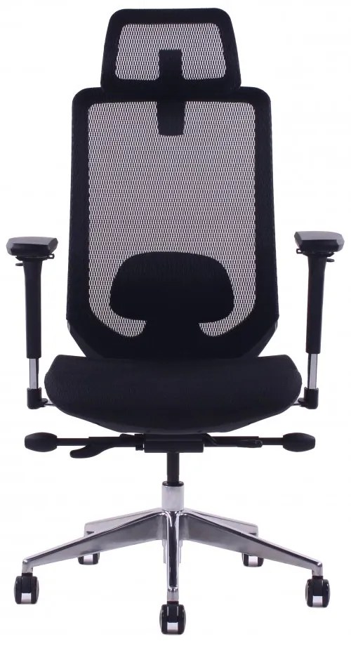Kancelárska ergonomická stolička Sego AIR PLUS — čierna