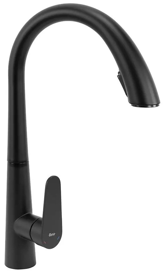 Kuchynská batéria Rea Ross čierna