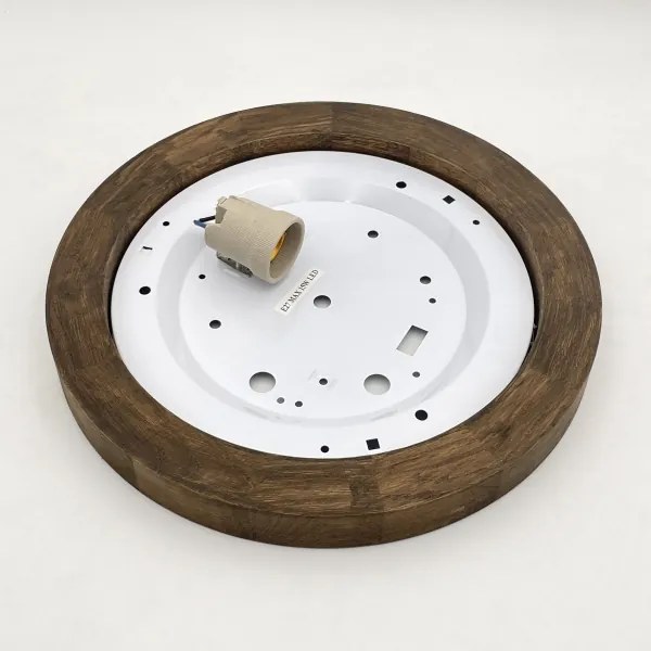 Brilagi - LED stropné svietidlo BELLADONNA 1xE27/15W/230V pr. 30 cm biele/dub or