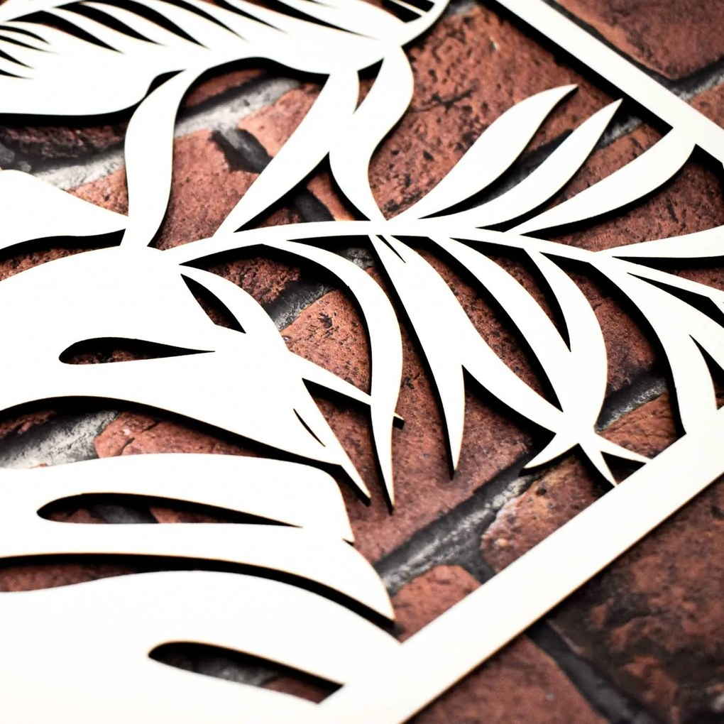 DUBLEZ | Drevený obraz na stenu - Listy rastlín