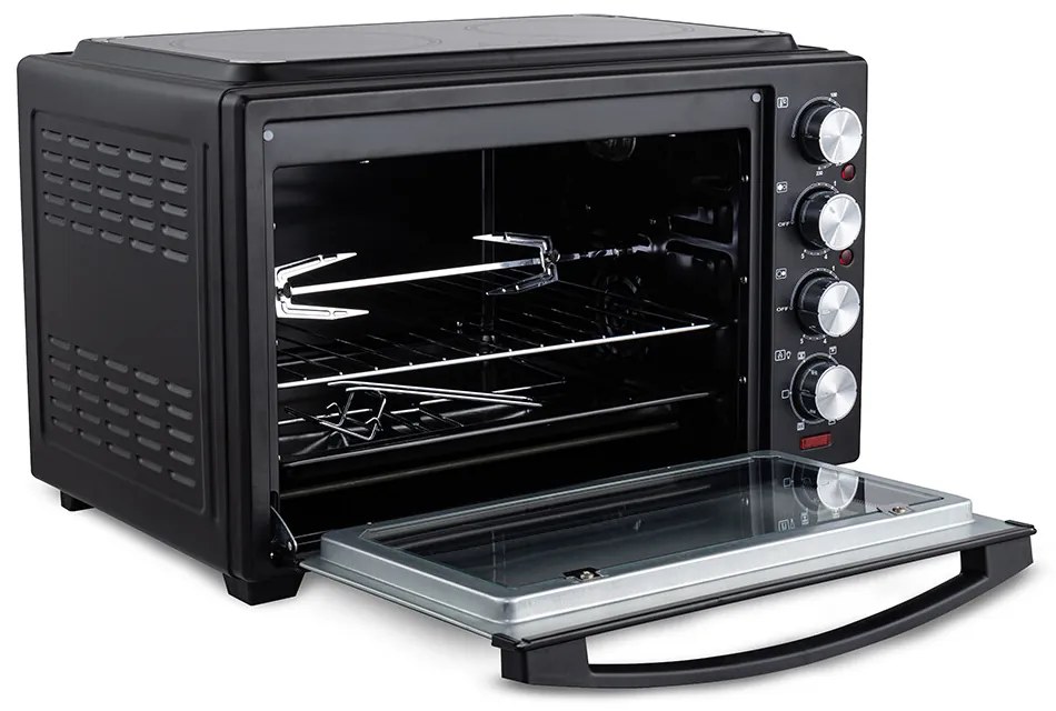 Orava Elektra-C38 elektrická rúra s dvojplatničkovým sklokeramickým varičom, 38 l