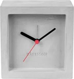 Stolní hodiny Corky, 10x10 cm, beton Stfh-KA5685 Time for home+