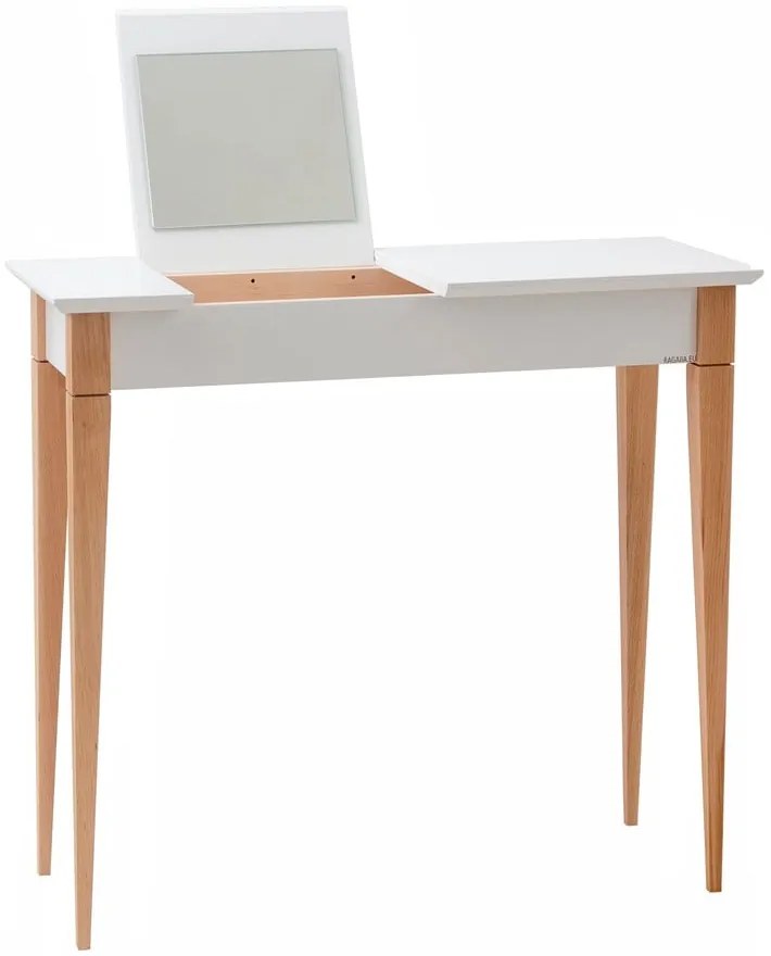 Biely toaletný stolík Ragaba Mimo, šírka 65 cm