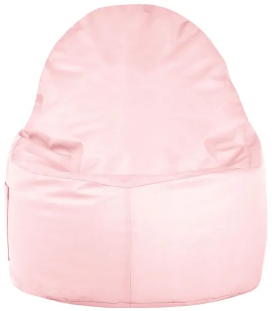 Kreslo Porto ekokoža metalic ružové