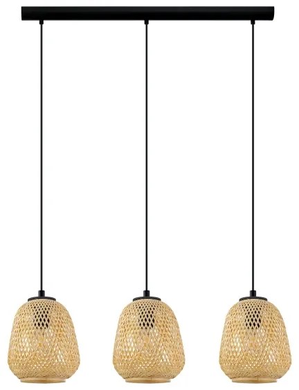Eglo 43262 - Luster na lanku DEMBLEBY 3xE27/40W/230V
