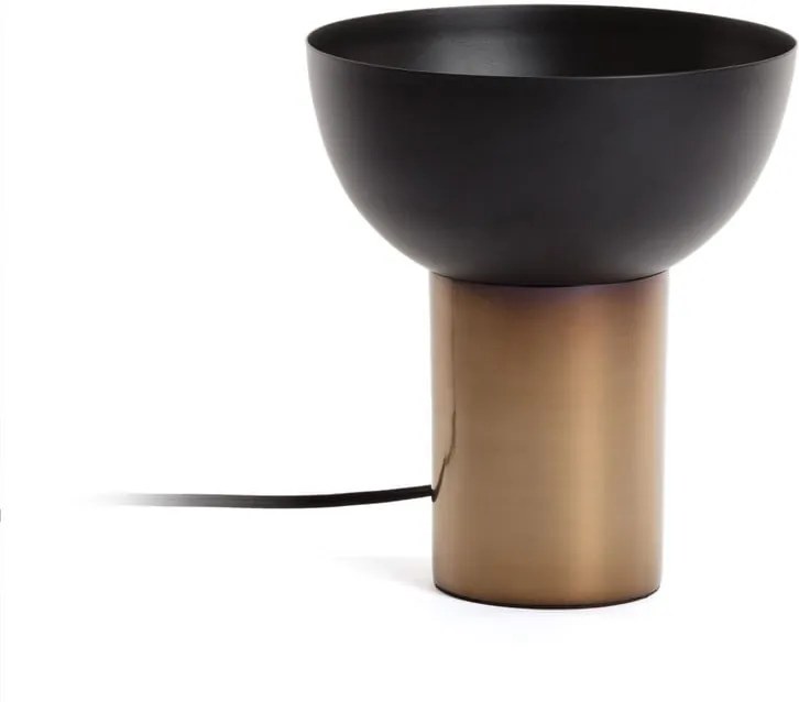 Čierna stolová lampa La Forma Amina, výška 20 cm