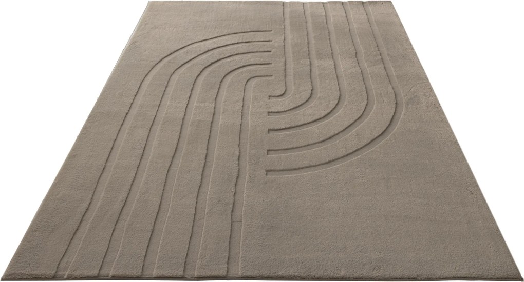 Obsession, Kusový koberec Zen Deluxe 700 Taupe, 80x150, hnedá, obývacia izba