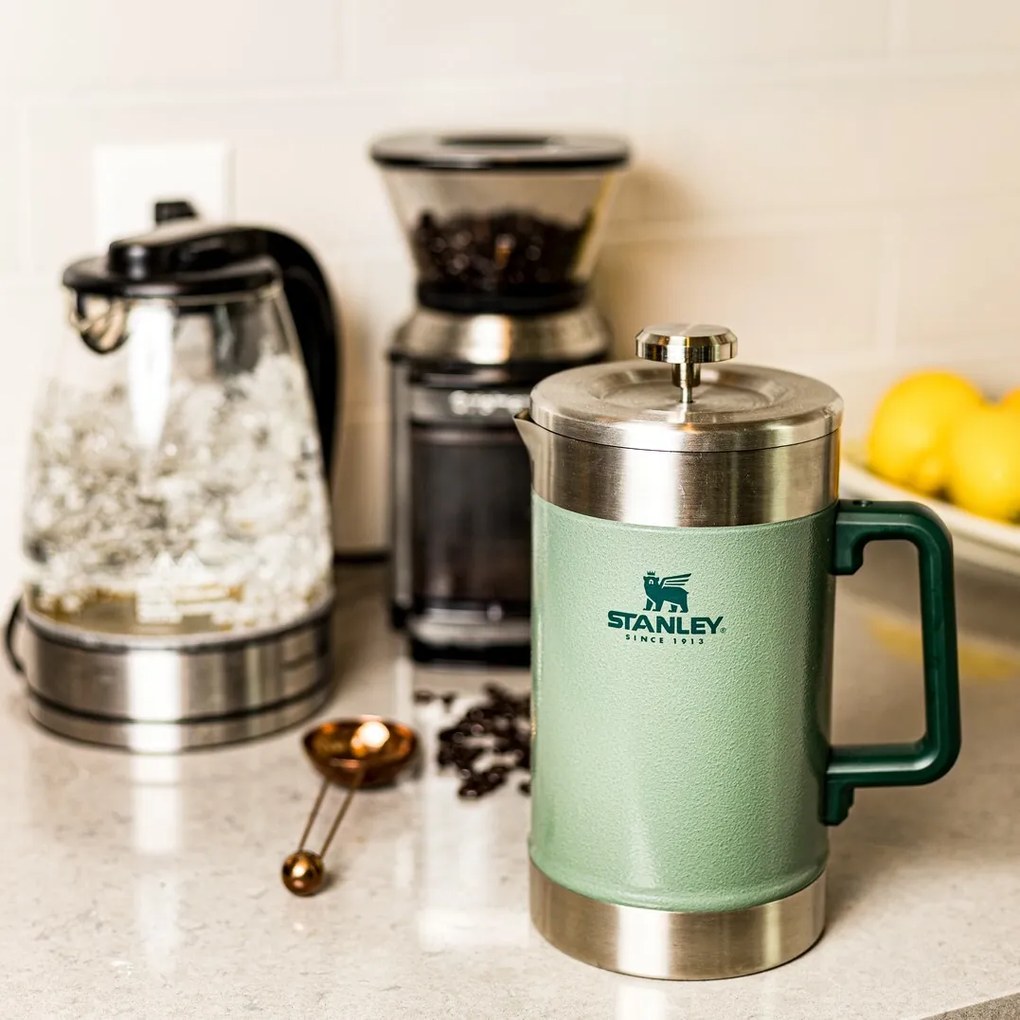 Stanley Kanvička Stay Hot French Press 1,4 l Hammertone Green