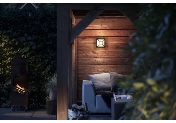 Philips 17393/30/P0 - LED Vonkajšie nástenné svietidlo DROSERA LED/12W IP44