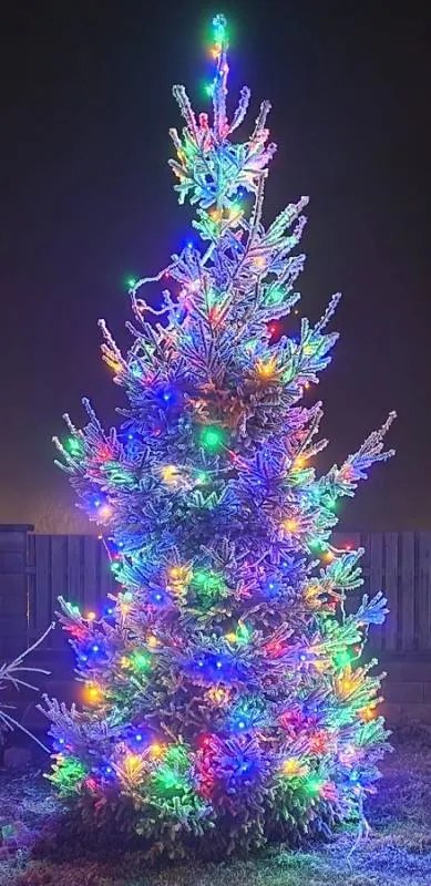 DECOLED LED světelný řetěz ELSLN, 40 m, 200 barevných diod, IP44, vč. zdroje