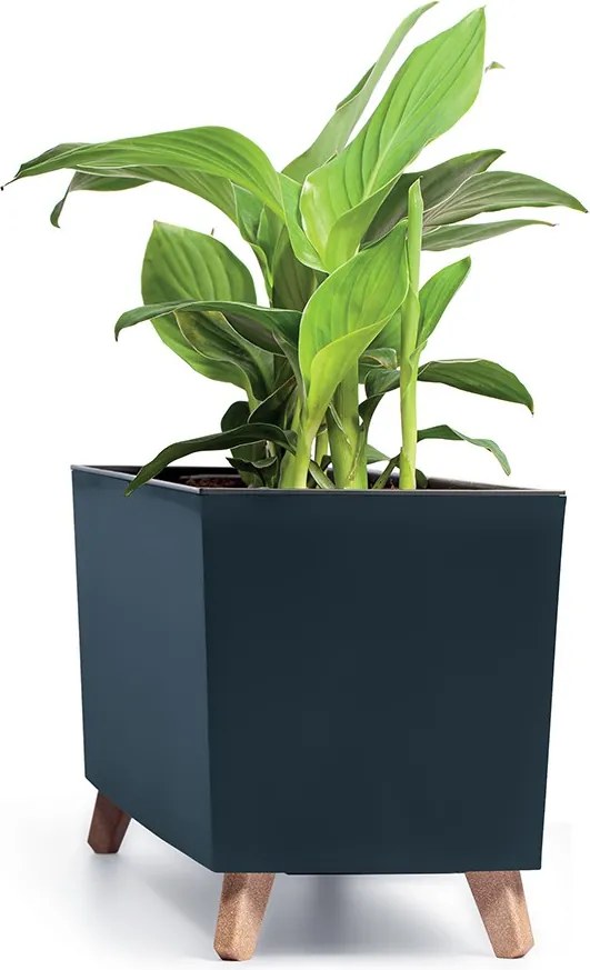 Kvetináč s vložkou CORBI IV 77 cm biely