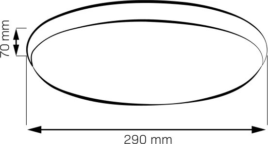 LED stropné svietidlo LIBRA LED/15W/230V 4000K pr. 29 cm zlaté
