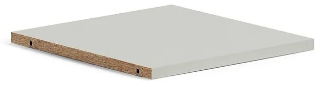 Polica pre knižnicu QBUS, 362x378 mm, 1 ks, svetlošedá