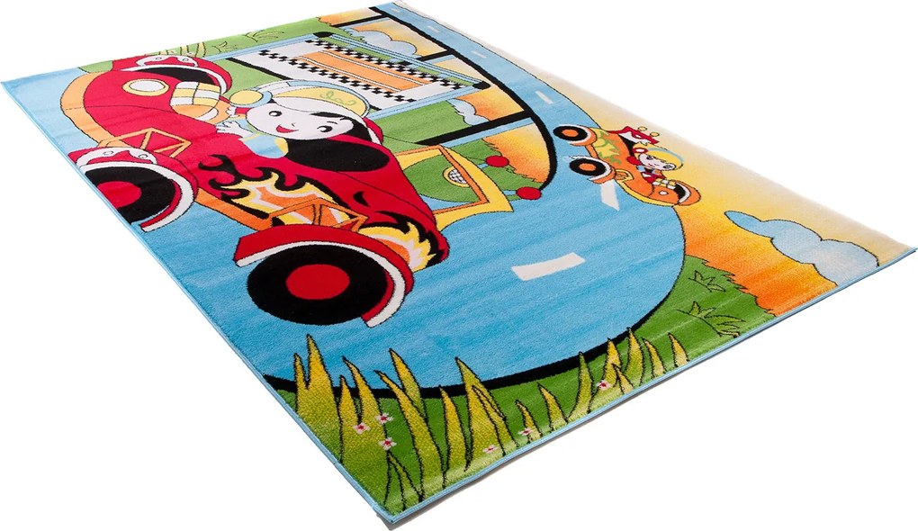 TA Koberec A717B BLUE KINDER CFV Rozmer: 100x160 cm