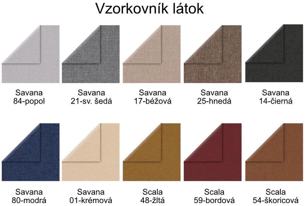 Nabytekmorava Rozkladacia pohovka s úložným priestorom Odeta 160 farba čalúnenia: Savana sivá 21