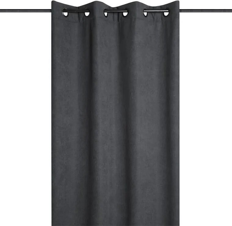 Termoizolačný záves HARVARD antracitová 140 x 260 cm sada 2 ks